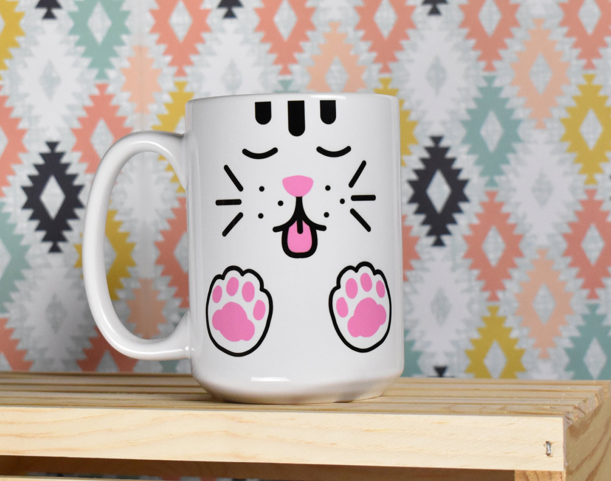 Cute Cat Face Mug